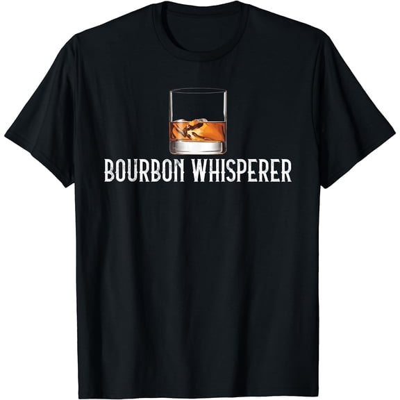 Bourbon Whisperer - Funny Whiskey Design With Sayings T-Shirt