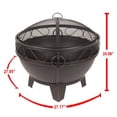 thumbnail image 3 of Pleasant Hearth OFW295R Bellora Fire Pit, 3 of 8