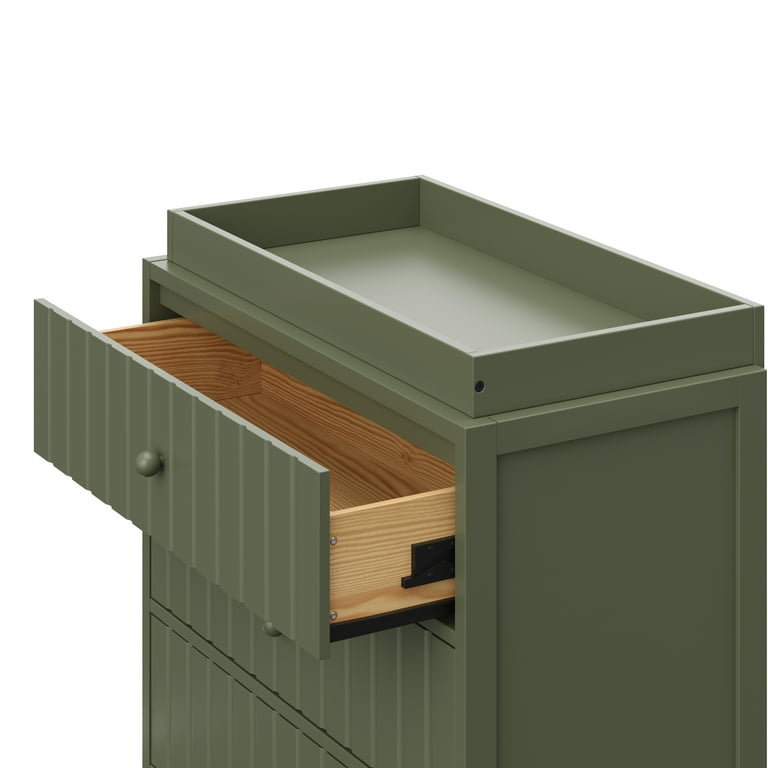 graco green dresser Amazon.com: Graco Teddi 3 Drawer Chest with Changing Table Topper (Olive) GREENGUARD Gold Certified, Interlocking Drawer System, Pre-Installed Drawer Tracks for Easier Assembly : Home & Kitchen
