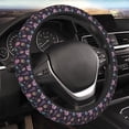 thumbnail image 5 of Susaid Roses Flowers Print Elastic Car Steering Wheel Cover, 15 Inches Breathable Vehicle Steer Wheel Protector, Universal for SUV, Truck, 5 of 6