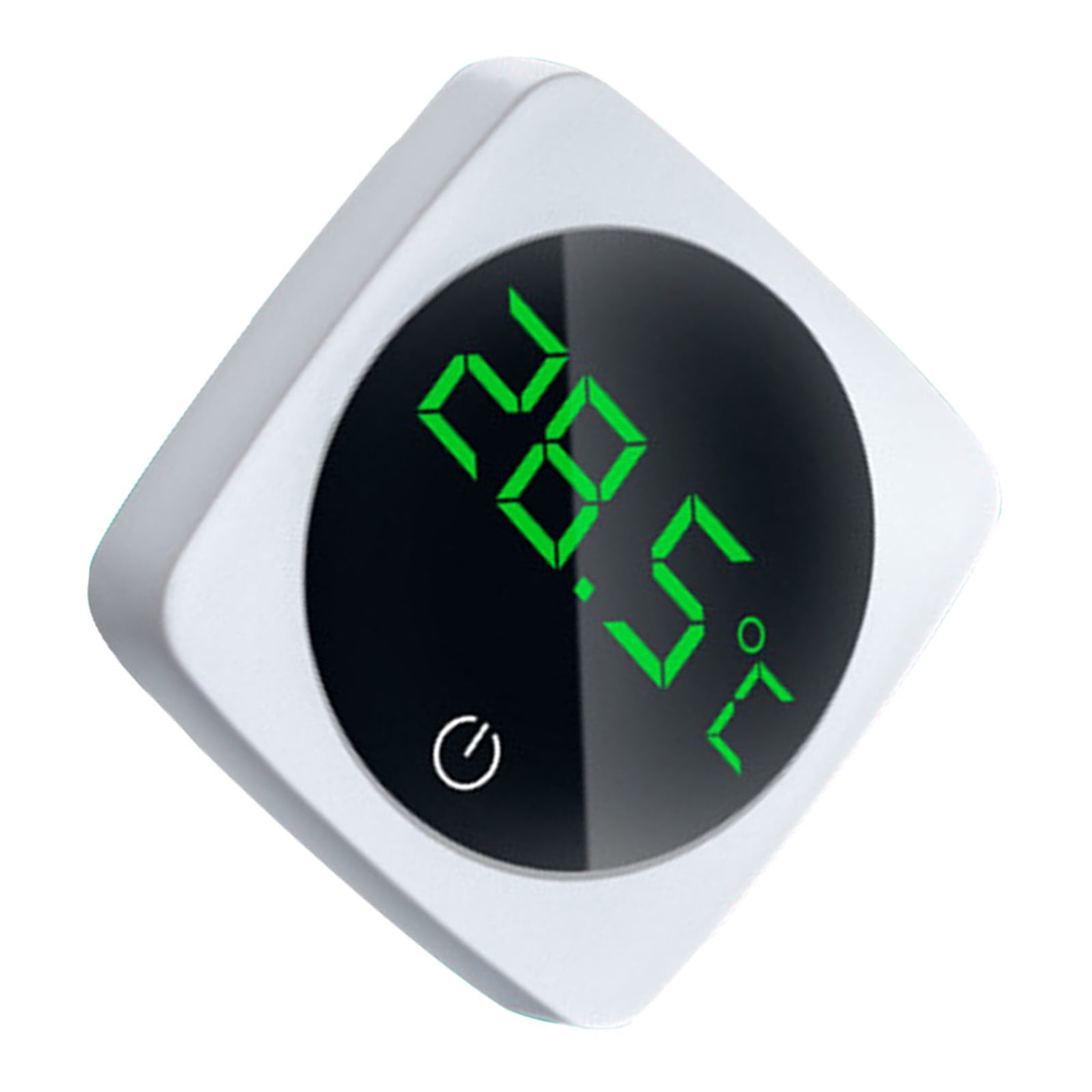 CTIRCHIU White ABS Aquarium Outer Thermometer with LED Display and Ultra-Low 1 Pc