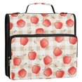 thumbnail image 5 of FORMRS Zipper Binder with Shoulder Strap 2-inch Ring 500 Sheet Capacity File Bag, Apple Plaid Pattern, 5 of 5