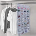 thumbnail image 3 of Non-woven Double Sides 80 Clear Pockets Hanging Jewelry Organizer, 3 of 5