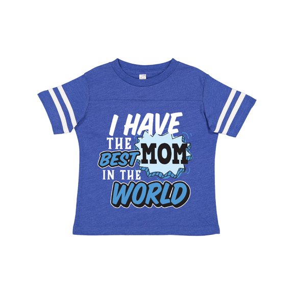 Inktastic I Have the Best Mom in the World with Speech Bubble Boys Toddler T-Shirt