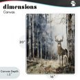 thumbnail image 4 of Stupell Industries Farmhouse Deer In The Woods Canvas Art, 16 x 20, by Franklyn Gregory, 4 of 8