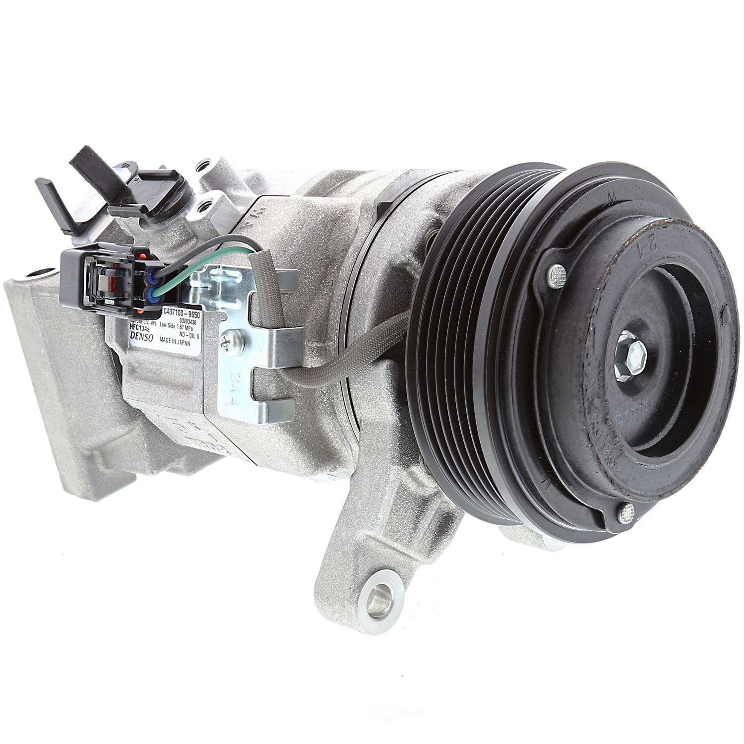 Denso 471-0718 New AC Compressor with Clutch, 1 Pack Fits select: 2008-2014 CADILLAC CTS