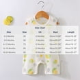 thumbnail image 3 of Mifsaly Baby Summer Rompers Sleeveless Cotton Romper Cute Animal Print Toddler Infant One Piece Outfits, 3 of 5