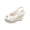 Beige, variant on Win s Way Women Woven Roman Sandals Plus Size Peep Toe Buckle Platform Wedge Heel 1.1 Inch Summer Casual Shoes