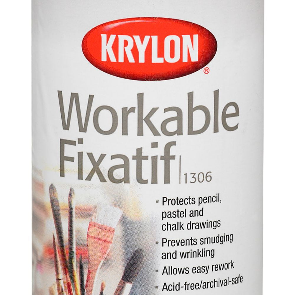 Krylon Workable Fixatif Spray Coating, 11 oz.