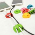 thumbnail image 2 of 6pcs Cable Holder Clip Cord Organizer Strong Self Adhesive Cable Management For Tidy Up Messy Desktop Usb Cable Cord, 2 of 4