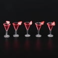 thumbnail image 4 of 5 piezas Zulema 1/12 miniatura Copas de Cóctel Copas de vino Modelo, 4 of 8