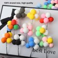 thumbnail image 3 of Ounissouiy Paquete de bolas de colores, globo de arcilla, decoración para tartas, boda, DIY, tarjeta para cupcakes, bandera, globos de Decoración del hogar Azul blanco, 3 of 6