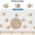 thumbnail image 3 of 10 Pcs 8mm Golden Cubic Zirconia Brass Beads Clear Gemstones Cubic Zirconia CZ Stones Micro Pave Setting Disco Ball Spacer Round Beads for Bracelet Jewelry Making Clear, 3 of 9