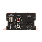 Mini Hi-Fi 500W 2 Channel Stereo Amplifier For Car Auto Motorcycle HOT