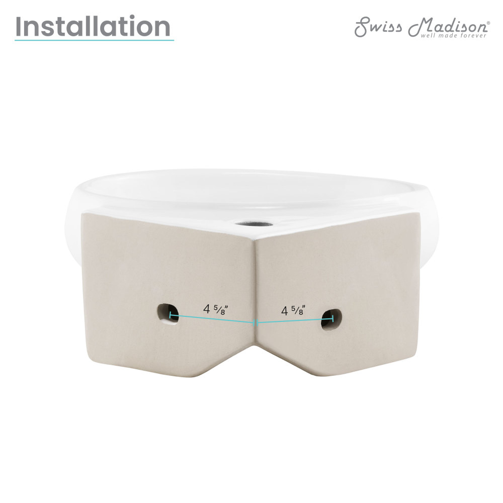 Plasir Corner Wall Hung Sink