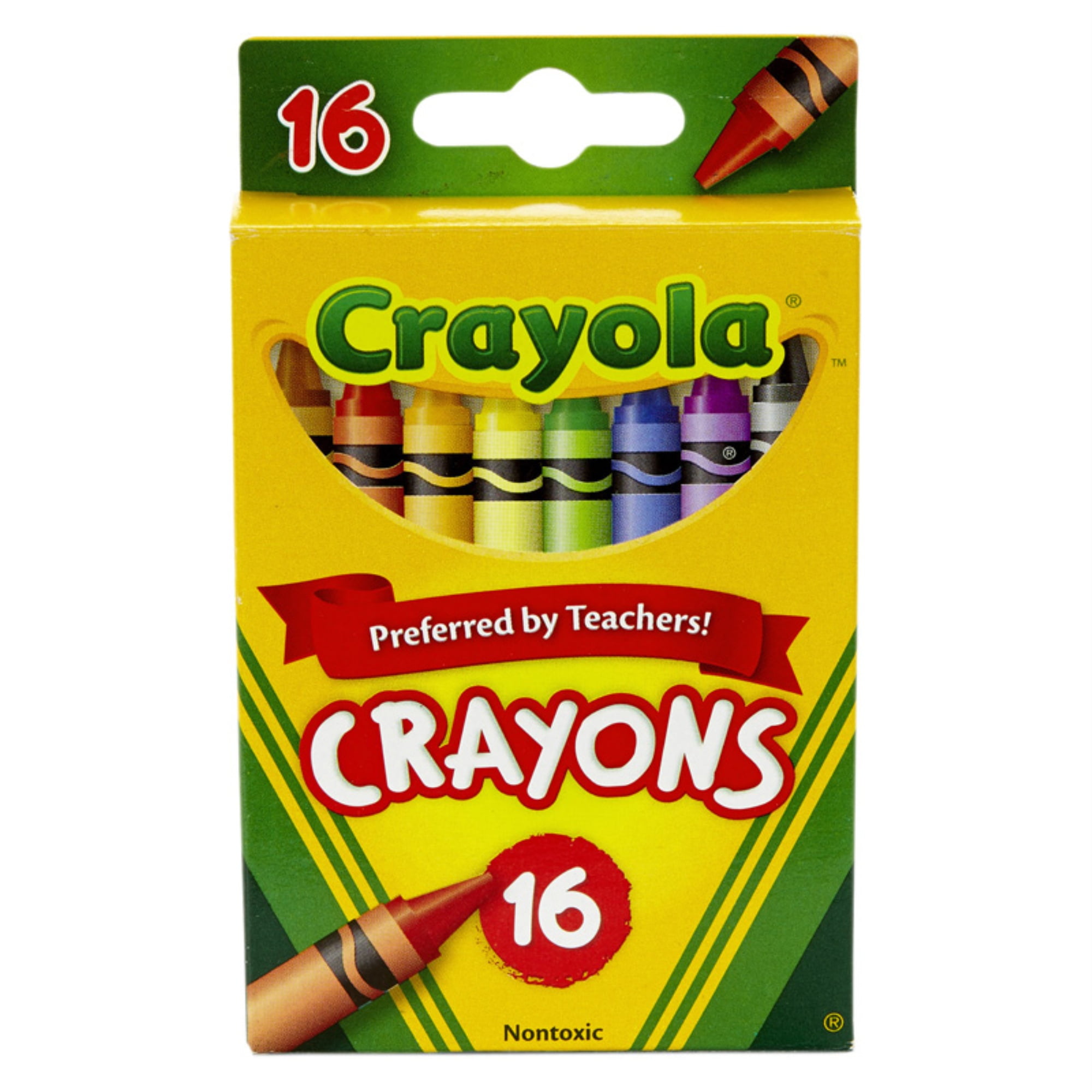 Tuck Box Crayola 520016 Classic Color Crayons 16 Colors 