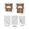 thumbnail image 5 of Orange Yellow Black Swag Curtains for Living Room/Bedroom Windows, Summer Leaf Botanical Tropical Kitchen Curtains and Valances Set 36 Inch Length, Light Filtering Swags Valance Curtain Panels, 5 of 5