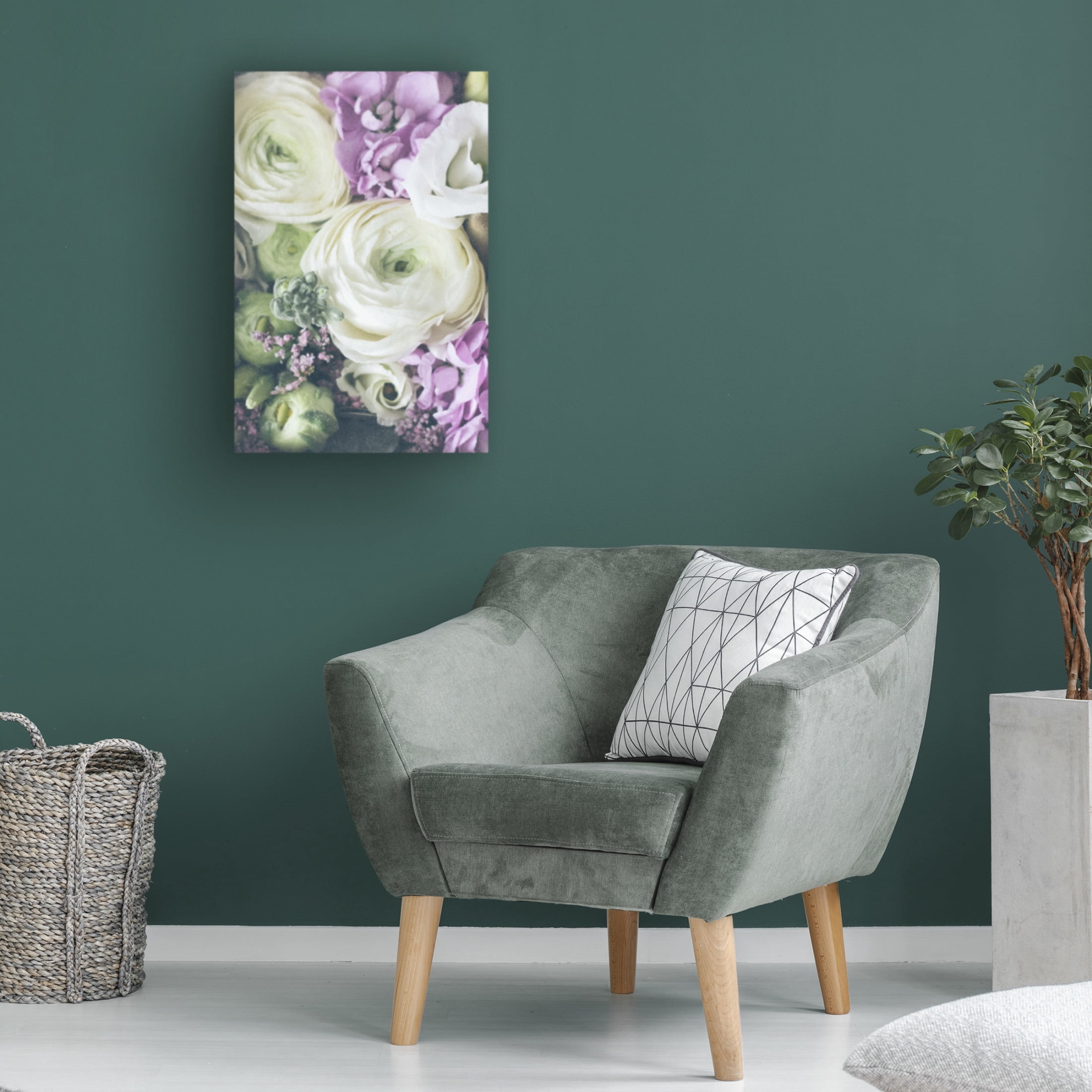 Trademark Fine Art uplusmestudio Lovely Ranunculus Canvas Wall Art