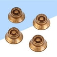 thumbnail image 2 of 4pcs Round Guitar Knobs Volume Tone Control Knobs Rotary Knobs Epiphone Style Electric Guitar Parts Replacement GD28 (Golden), 2 of 6