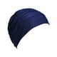 thumbnail image 1 of Sombreros de baño de nailon de color liso para mujer con diadema plisada Sombrero de poliéster para mujer, 1 of 6