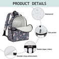 thumbnail image 4 of Rainbow Princess Pattern Backpack for School,Cute School Bag,Schoolbag with Adjustable Shoulder Straps & Padded Back,15.25"x11.5"x5.25", 4 of 5
