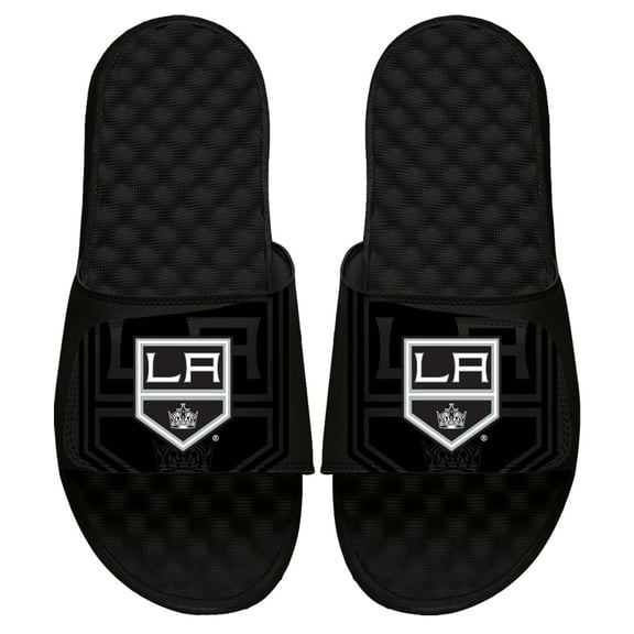 Youth ISlide Black Los Angeles Kings OT Slide Sandals