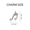 thumbnail image 2 of Music Note Key Chain, 2 of 2