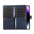 thumbnail image 5 of Compatible with iPhone 16 Pro Max Wallet Case with Credit Card Holder, Flip Folio Book PU Leather Vintage Phone Case Shockproof Multifunctional Cover Women Men for iPhone 16 Pro Max, Darkblue, 5 of 7