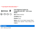 thumbnail image 2 of Front Alignment Camber Kit - Compatible with 2007 - 2022 Lexus RX350 - Moog, 2 of 2