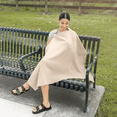 thumbnail image 6 of Comfy Cubs Nursing Cover for Baby Breastfeeding - 100% Muslin Cotton, Soft & Breathable Cotton, Breastfeeding Pumping Cover for Mom, with Rigid Hoop - Privacy Unisex Lightweight Covers Wrap (Sand), 6 of 7