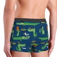 thumbnail image 3 of Fotbe Little Pirate Crocodile Men’s Total Support Pouch Boxer Briefs, X-Temp Cooling, Moisture-Wicking Underwear, Regular, Long-leg and Trunk-Small, 3 of 6
