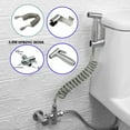thumbnail image 6 of Portable Handheld Toilet Bidet Sprayer Gun Holder Self Cleaning Wash Bidet Faucet Spray 3 Way Valve Bathroom Shower Head Hose, 6 of 10
