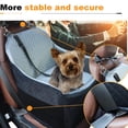 thumbnail image 4 of Elevated Dog Booster Car Seat - Interior Height 6 Inches - For Small Dogs up to 30 lbs - Front/Back Seat - Safety, Comfortable, Fully Detachable & Washable, 4 of 4