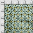 thumbnail image 2 of oneOone Silk Tabby Mint Green Fabric Geometric Sewing Material Print Fabric by The Yard 42 Inch Wide, 2 of 4