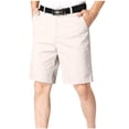 thumbnail image 4 of Sakmal Chino Shorts Men Khaki Cotton Wide Leg Solid Streetwear White 9 Inch Mens Shorts 3XL, 4 of 4