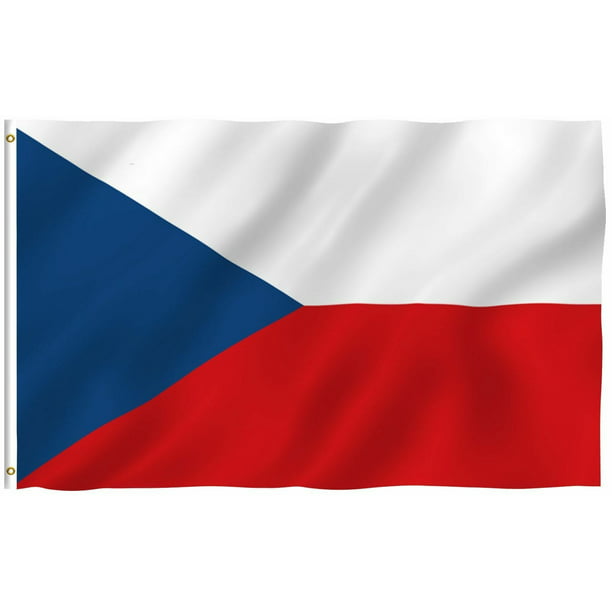 Czech Flag Czech Republic National Banner Polyester 3x5 Foot Country ...