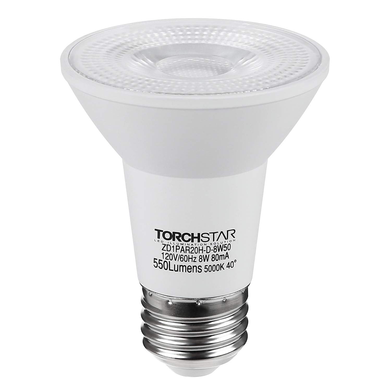 TORCHSTAR Dimmable PAR20 LED Light Bulbs for Recessed Lighting, Track