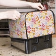 thumbnail image 7 of Fotbe Colorful Floral for Four Slice Toaster Cover, Fingerprint Protector, Super Soft Appliance Cover And Dust Cover,Bread Dust Cover & Fingerprint Protection, 7 of 7