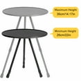 thumbnail image 4 of Outdoor Camping Round Table - Adjustable Folding (110LBS, Mesh Net, Tool-Free Setup for BBQ/Picnic), 4 of 10