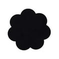 thumbnail image 2 of 10 Pairs Flower Satin Self Petal Pasties Pad Sticker - Black, 7.5cm, 2 of 8
