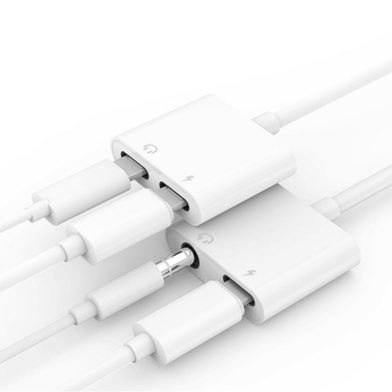 For iPhone X Xs MAX 8 7 Plus Adapter & Charge Cable (Headphone Adapter