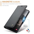 thumbnail image 4 of Funda de Cuero CaseMe For Samsung Galaxy A17 Tipo Billetera con Bloqueo RFID, For Samsung Galaxy A17 Funda Tipo Billetera para Mujer Hombres Tarjetero Cierre Magnético Soporte Tipo Kickstand Funda Ti, 4 of 11