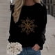 thumbnail image 3 of Gibobby Sudadera Navidad mujer de manga larga informal a la moda para mujer, sudadera con capucha con estampado Digital navideño, Top informal(Caqui,M), 3 of 4