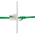 thumbnail image 4 of Cmple - RJ45 Keystone Jack 90 Degree Cat6 Keystone Jack Insert Punch Down RJ45 Connectors Female for Wall Plates, Patch Panels, Patch Cables, Ethernet Cables - Beige, 4 of 5