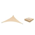 thumbnail image 4 of Sun Shade Triangle Sun Shade 95% Block Canopy for Patio Backyard Garden Outdoor Activities With Fixing Kit, 4 of 4