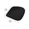 thumbnail image 2 of Black Honeycomb Gel Cooling Seat Cushion for Car & Office Chair - Breathable Pad for Long Sitting Comfort Pressure Relief Summer Heat Support Ventilated Design, 2 of 5