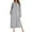 Gray, variant on Lindreshi Robes for Women with Hood Women's Casual Winter Leng Bathrobe Home Clothes Hood Long Sleeve Dress