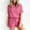 Pink, variant on Ribbed Knit Lounge Sets for Women, 2 Piece Outfits Short Sleeve Top and Shorts Pajama Sets Tracksuit Sweatsuits Casual Loose Fit Soft Loungewear