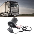 thumbnail image 4 of Sound Warning, Car Alarm Horn 120db Loudspeaker Black  for 12V Auto Car Firefighting, 4 of 7