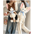thumbnail image 5 of Plush Cat Backpack Purse, Stuffed Animal Cat Bag, Soft Plush Shoulder Backpack with Adjustable Strap, Cute Doll Bag for Travel, Shopping, Gift Giving, Holiday Gift Idea for Women, 5 of 13
